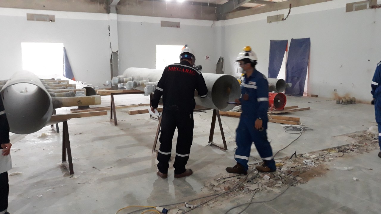 Sửa chữa, thay thế hệ thống ống GRP