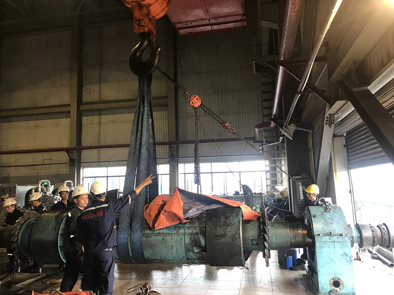 Maintenance , overhaul turbine, generator and auxiliary equipment Unit 2