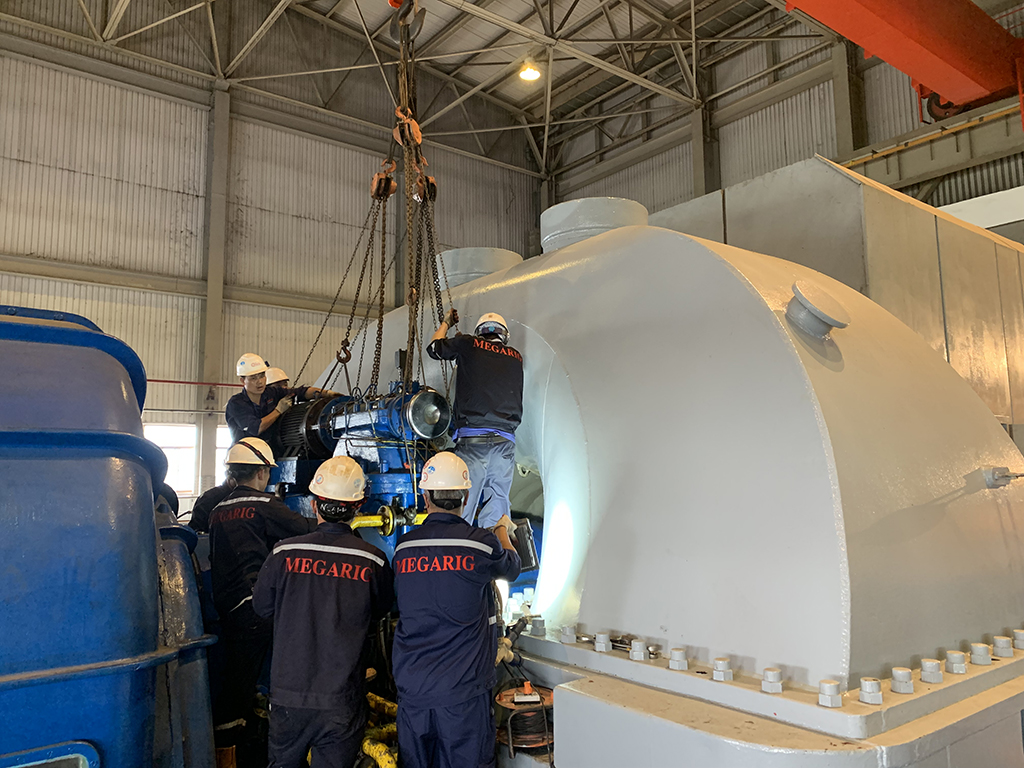 Repair/Overcome the vibration of Turbine Unit 1