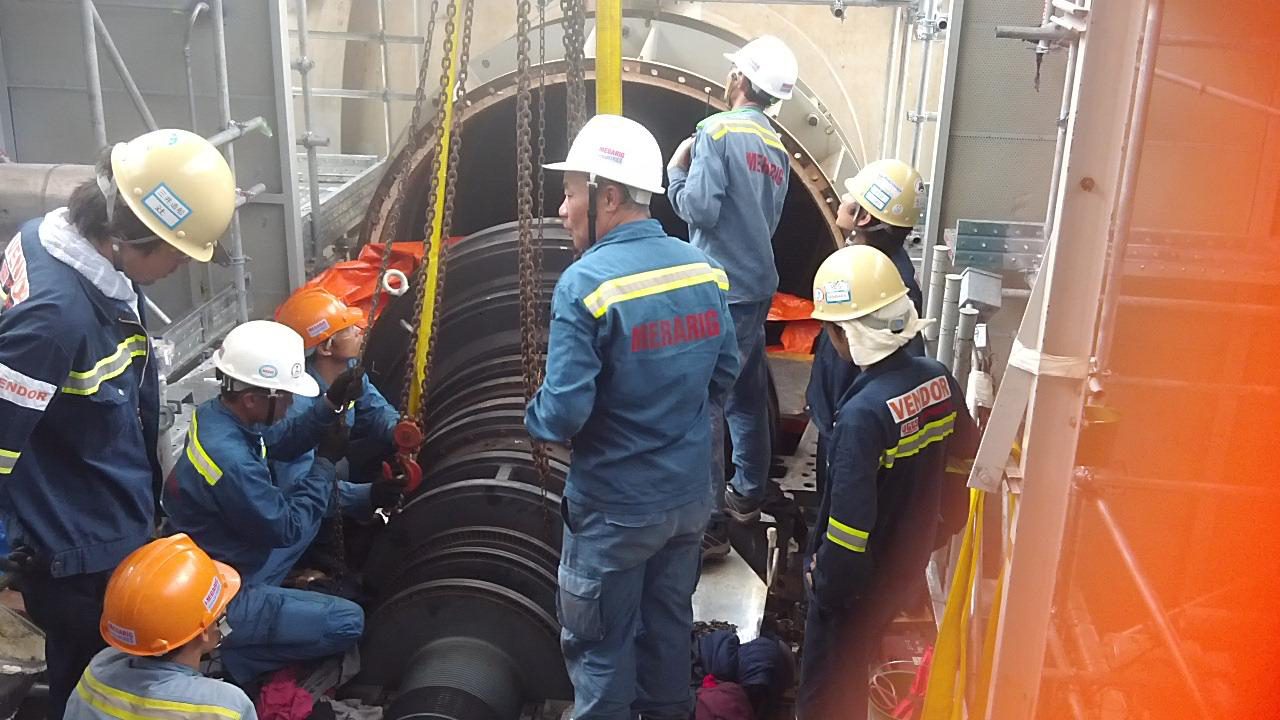 Repairing, maintaining 41MW Steam turbine